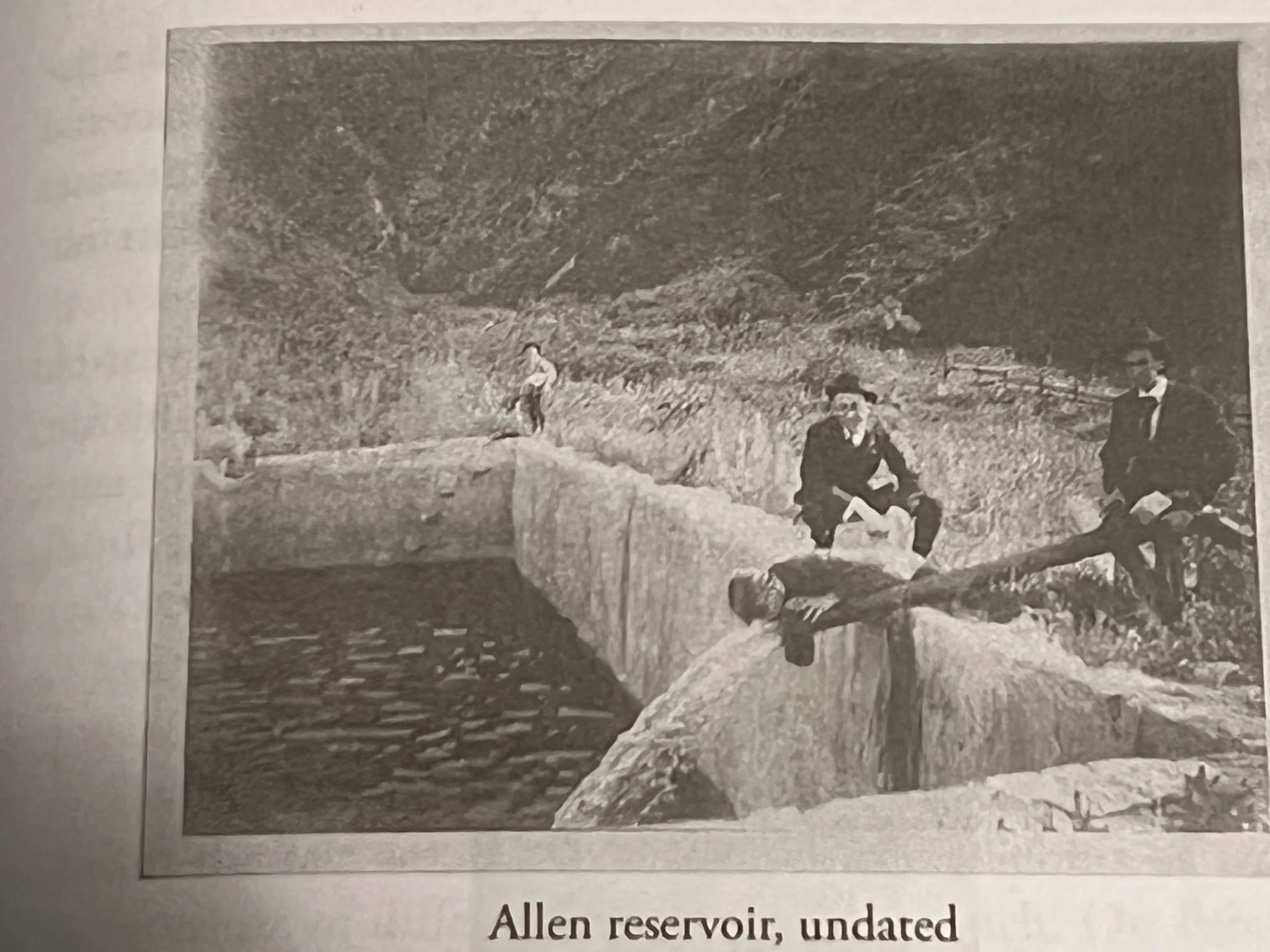 Reservoir and cleared land